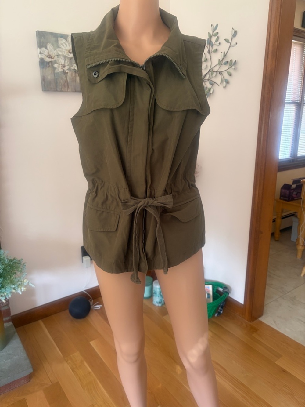 princess vera wang Olive Green Utility Vest